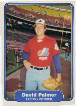 #199 David Palmer - Montreal Expos - 1982 Fleer Baseball