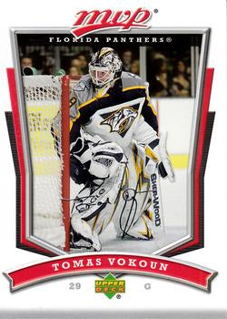 #199 Tomas Vokoun - Florida Panthers - 2007-08 Upper Deck MVP Hockey