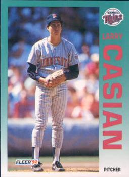 #199 Larry Casian - Minnesota Twins - 1992 Fleer Baseball