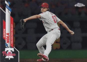 #199 Aaron Nola - Philadelphia Phillies - 2020 Topps Chrome Baseball