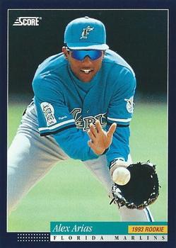 #199 Alex Arias - Florida Marlins -1994 Score Baseball