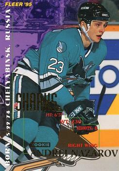 #199 Andrei Nazarov - San Jose Sharks - 1994-95 Fleer Hockey