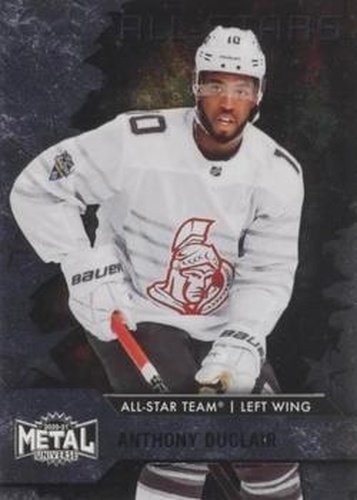 #199 Anthony Duclair - Ottawa Senators - 2020-21 Skybox Metal Universe Hockey