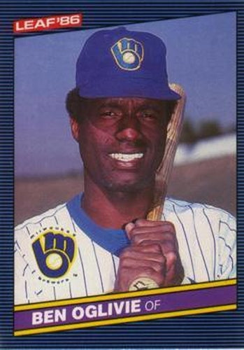 #199 Ben Oglivie - Milwaukee Brewers - 1986 Leaf Baseball