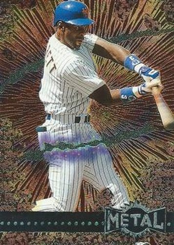 #199 Carl Everett - New York Mets - 1996 Metal Universe Baseball