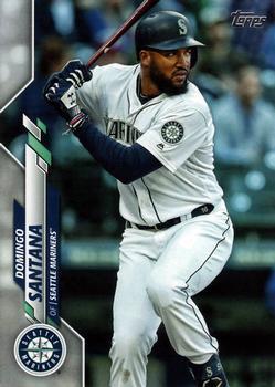 #199 Domingo Santana - Seattle Mariners - 2020 Topps Baseball