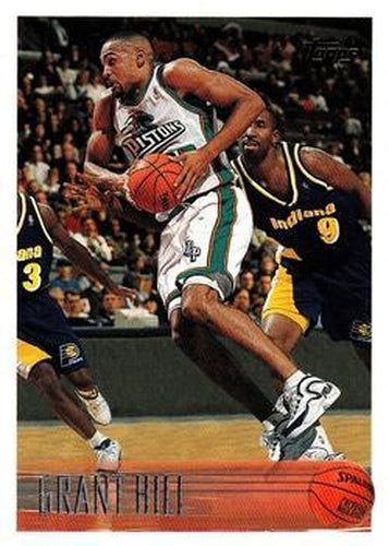 #199 Grant Hill - Detroit Pistons - 1996-97 Topps Basketball