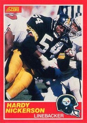 #199 Hardy Nickerson - Pittsburgh Steelers - 1989 Score Football