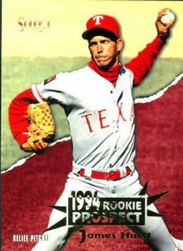 #199 James Hurst - Texas Rangers - 1994 Select Baseball