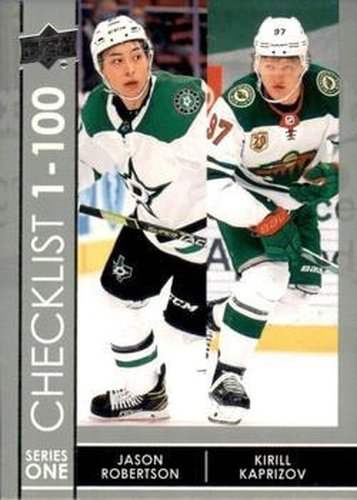 #199 Jason Robertson - Dallas Stars - 2021-22 Upper Deck Hockey