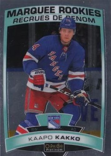 #199 Kaapo Kakko - New York Rangers - 2019-20 O-Pee-Chee Platinum Hockey