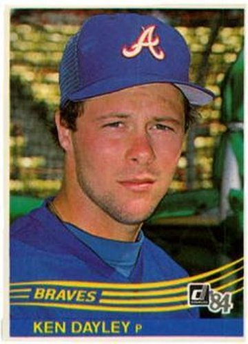 #199 Ken Dayley - Atlanta Braves - 1984 Donruss Baseball