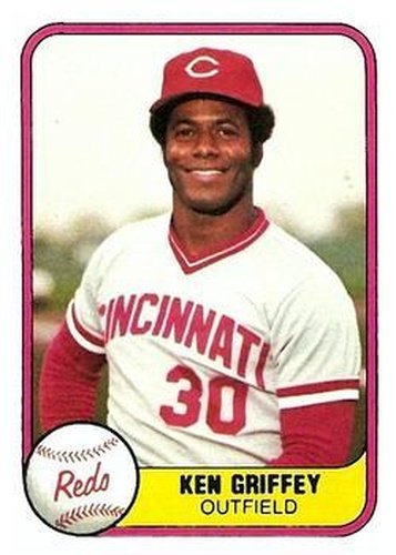 #199 Ken Griffey - Cincinnati Reds - 1981 Fleer Baseball