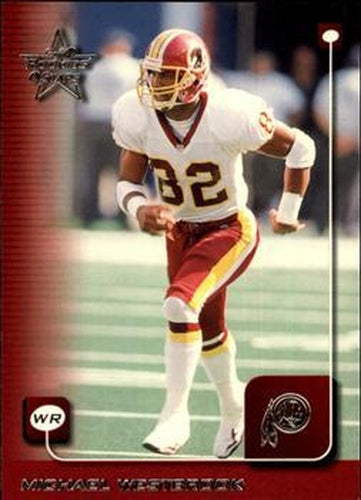 #199 Michael Westbrook - Washington Redskins - 1999 Leaf Rookies & Stars Football