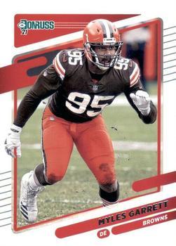 #199 Myles Garrett - Cleveland Browns - 2021 Donruss Football