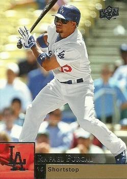 #199 Rafael Furcal - Los Angeles Dodgers - 2009 Upper Deck Baseball