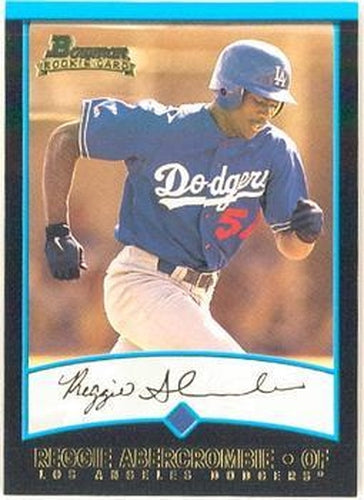 #199 Reggie Abercrombie - Los Angeles Dodgers - 2001 Bowman Baseball