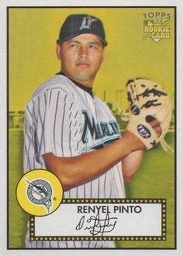 #199 Renyel Pinto - Florida Marlins - 2006 Topps 1952 Edition Baseball