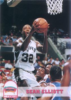 #199 Sean Elliott - San Antonio Spurs - 1993-94 Hoops Basketball