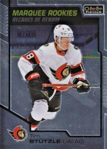 #199 Tim Stutzle - Ottawa Senators - 2020-21 O-Pee-Chee Platinum Hockey