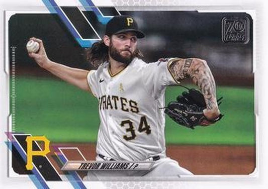 #199 Trevor Williams - Pittsburgh Pirates - 2021 Topps Baseball
