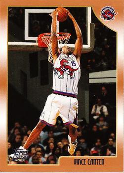 #199 Vince Carter - Toronto Raptors - 1998-99 Topps Basketball