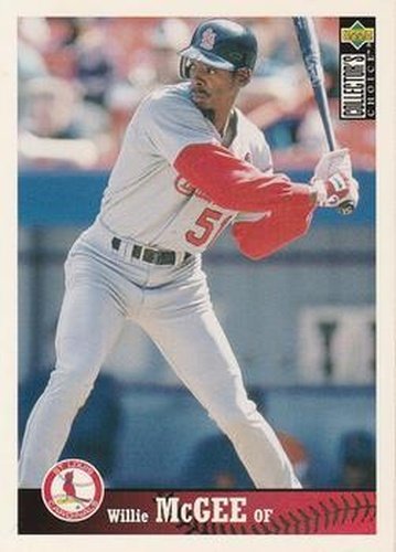 #199 Willie McGee - St. Louis Cardinals - 1997 Collector's Choice Baseball