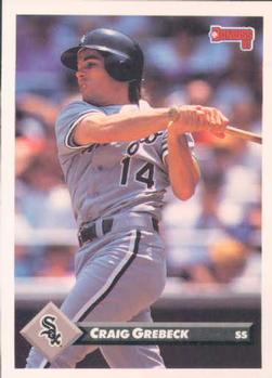 #199 Craig Grebeck - Chicago White Sox - 1993 Donruss Baseball