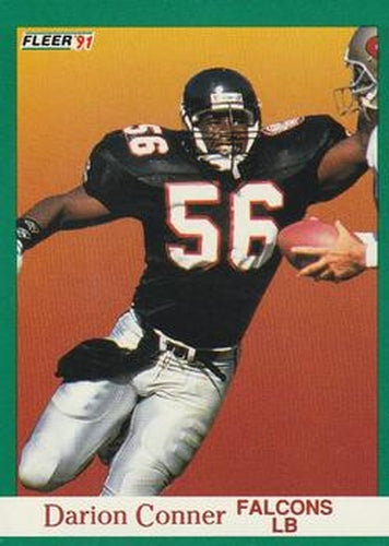 #199 Darion Conner - Atlanta Falcons - 1991 Fleer Football