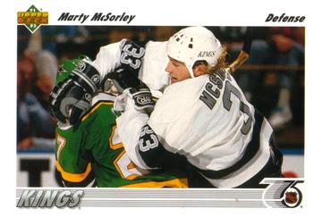 #199 Marty McSorley - Los Angeles Kings - 1991-92 Upper Deck Hockey