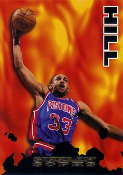 #199 Grant Hill - Detroit Pistons - 1995-96 Hoops Basketball