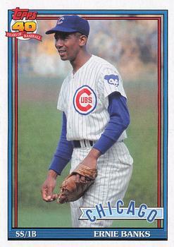#199 Ernie Banks - Chicago Cubs - 2021 Topps Archives Baseball