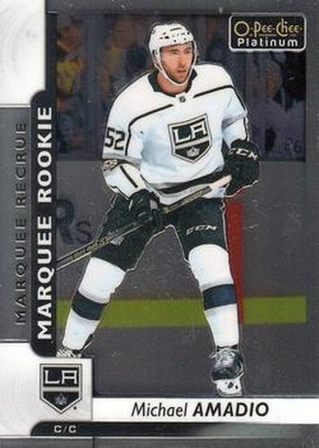 #199 Michael Amadio - Los Angeles Kings - 2017-18 O-Pee-Chee Platinum Hockey