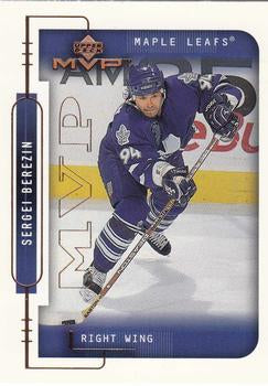 #199 Sergei Berezin - Toronto Maple Leafs - 1999-00 Upper Deck MVP Hockey