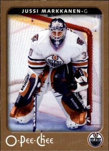 #199 Jussi Markkanen - Edmonton Oilers - 2006-07 O-Pee-Chee Hockey