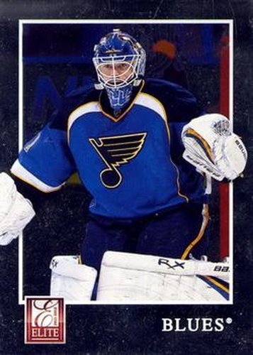 #199 Brian Elliott - St. Louis Blues - 2011-12 Panini Elite Hockey