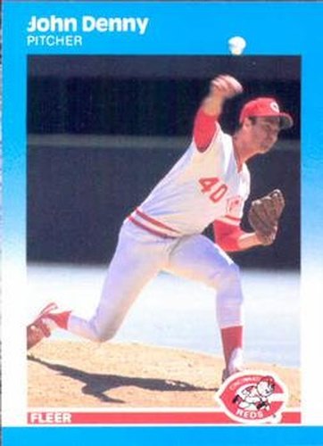 #199 John Denny - Cincinnati Reds - 1987 Fleer Baseball