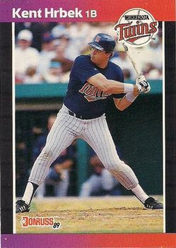 #199 Kent Hrbek - Minnesota Twins - 1989 Donruss Baseball