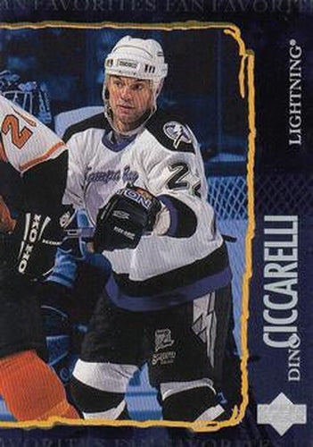 #199 Dino Ciccarelli - Tampa Bay Lightning - 1997-98 Upper Deck Hockey