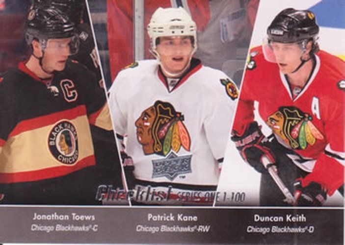 #199 Jonathan Toews / Patrick Kane / Duncan Keith - Chicago Blackhawks - 2010-11 Upper Deck Hockey