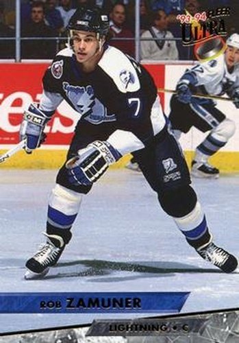 #199 Rob Zamuner - Tampa Bay Lightning - 1993-94 Ultra Hockey