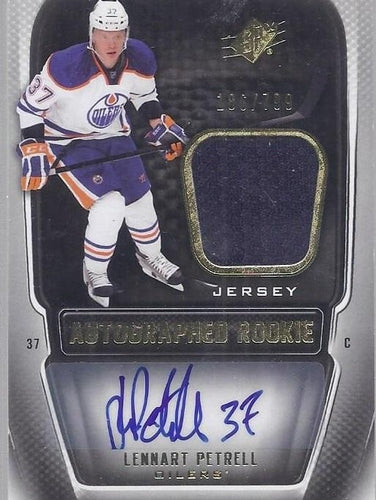 #199 Lennart Petrell - Edmonton Oilers - 2011-12 SPx Hockey
