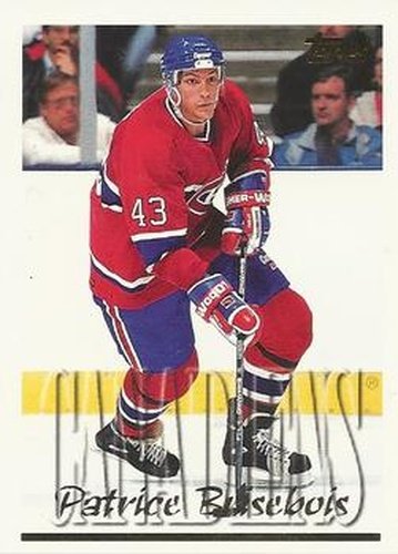 #199 Patrice Brisebois - Montreal Canadiens - 1995-96 Topps Hockey