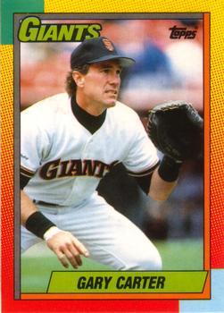 #19T Gary Carter - San Francisco Giants - 1990 Topps Traded Baseball