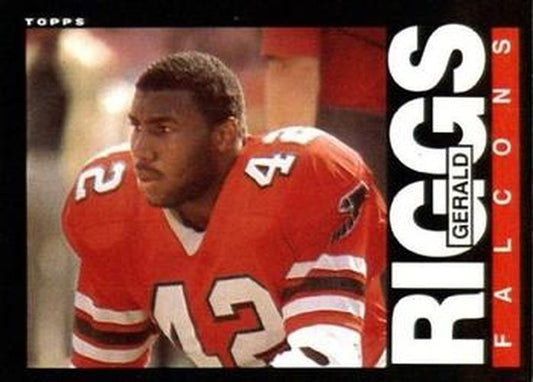 #19 Gerald Riggs - Atlanta Falcons - 1985 Topps Football