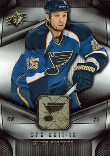 #19 Chris Stewart - St. Louis Blues - 2011-12 SPx Hockey