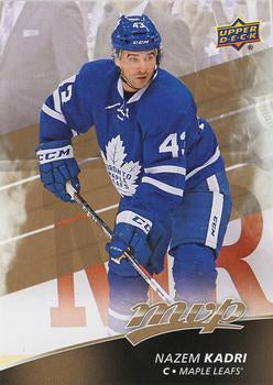 #19 Nazem Kadri - Toronto Maple Leafs - 2017-18 Upper Deck MVP Hockey