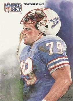 #419 Ray Childress - Houston Oilers - 1991 Pro Set Football