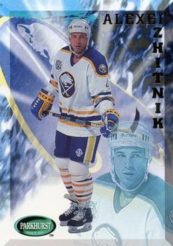 #19 Alexei Zhitnik - Buffalo Sabres - 1995-96 Parkhurst International Hockey