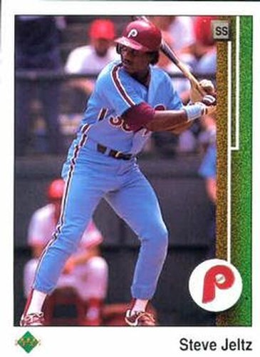 #219 Steve Jeltz - Philadelphia Phillies - 1989 Upper Deck Baseball